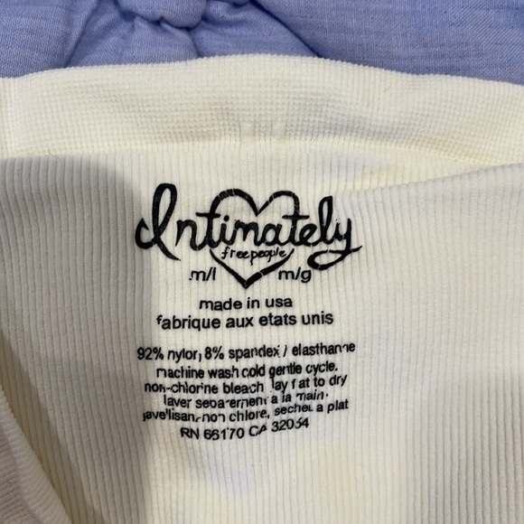 Free People cream bandeau tube top. - Picture 2 of 2